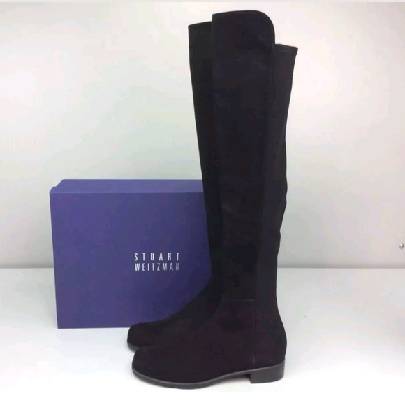 🆕️ STUART WEITZMAN 5050 SUEDE OVER THE KNEE BOOTS - Picture 3 of 7